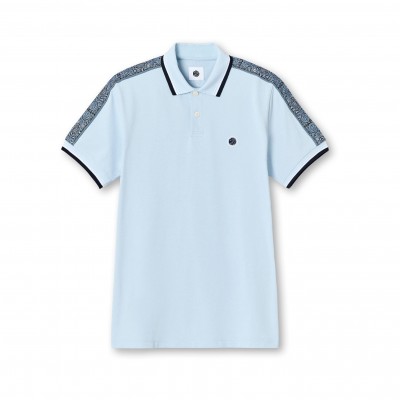 pretty,green,men,s,eclipse,tape,short,sleeve,polo,shirt,lt,blue