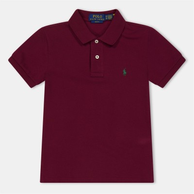 риза,с,къс,ръкав,детски,3/4,панталони,polo,ralph,lauren,kids',embroidered,short,sleeve,shirt,classic,wine