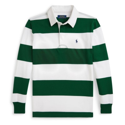 polo,ralph,lauren,kids,rugby,shirt,wht,forest