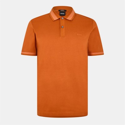 блуза,с,яка,облекла,на,разпродажба,мъжки,тениски,boss,men's,hbb,phillipson,cotton,short,sleeve,polo,shirt,dark,orange,809