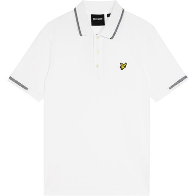 облекла,на,разпродажба,мъжки,тениски,lyle,and,scott,lyle,tipped,polo,sn54,wht,blk,w104
