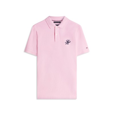 блуза,с,яка,мъжки,тениски,tommy,hilfiger,men,s,short,sleeve,polo,shirt,classic,pink