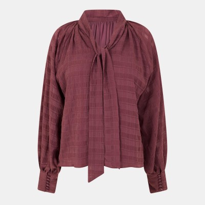 дамски,ризи,nobodys,child,women,s,celeste,long,sleeve,blouse,red