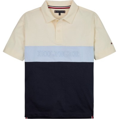 юношеска,блуза,с,яка,детски,облекла,tommy,hilfiger,monogram,polo,shirt,juniors,breezy,blue