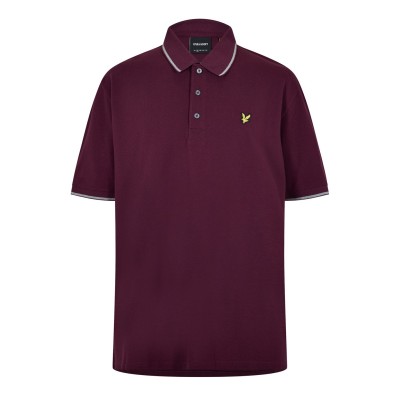 блуза,с,яка,облекла,на,разпродажба,мъжки,тениски,lyle,and,scott,short,sleeve,polo,shirt,burgundy,w537