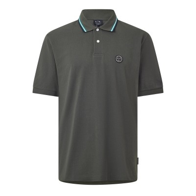 блуза,с,яка,мъжки,тениски,armani,exchange,polo,shirt,green