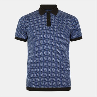 блуза,с,яка,облекла,на,разпродажба,ted,baker,geo,short,sleeve,polo,shirt,dk,blue