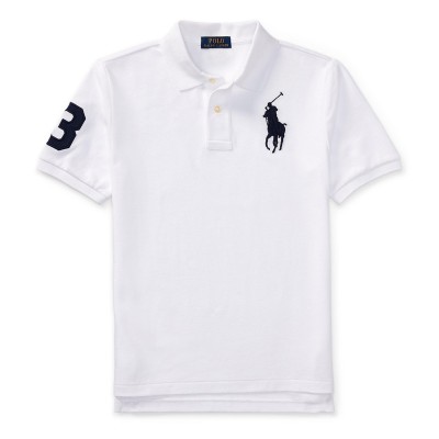 риза,с,къс,ръкав,polo,ralph,lauren,kids,large,logo,short,sleeve,shirt,white