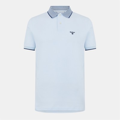 блуза,с,яка,облекла,на,разпродажба,мъжки,тениски,barbour,men's,denwick,short,sleeve,polo,shirt,bleach,bl,bu28