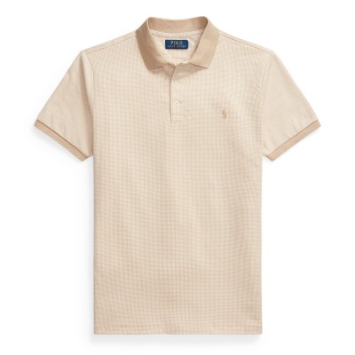 риза,с,къс,ръкав,мъжки,тениски,polo,ralph,lauren,men,s,dogtooth,short,sleeve,shirt,sand,dune