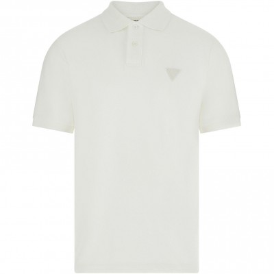 блуза,с,яка,мъжки,тениски,guess,men,s,manfredi,short,sleeve,polo,shirt,salt,white