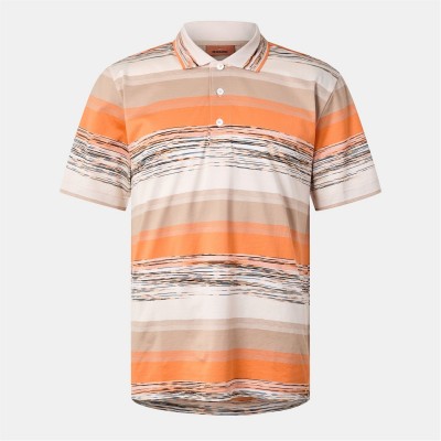блуза,с,яка,облекла,на,разпродажба,мъжки,тениски,missoni,short,sleeve,polo,shirt,orange,beige
