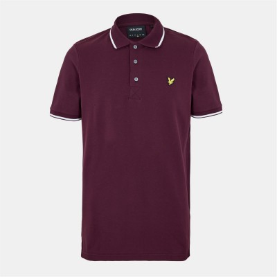 мъжки,тениски,lyle,and,scott,tipped,polo,sn00,burgundy,w295