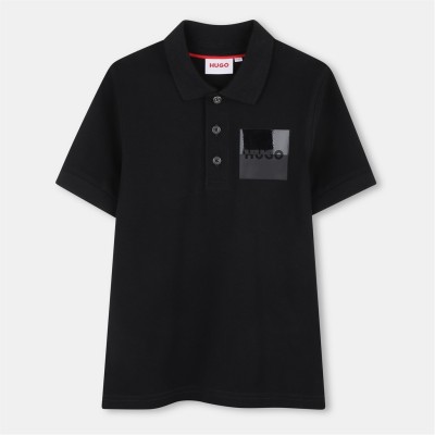 детски,облекла,hugo,hugo,split,logo,polo,jn61,black