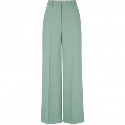 дамски,панталони,дамски,чорапогащи,и,клинове,boss,women,s,tikela,straight,trousers,open,green