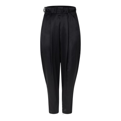 emporio,armani,silke,trousers,nero
