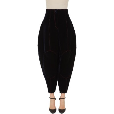 панталони,дамски,чорапогащи,и,клинове,emporio,armani,straight,trousers,notte