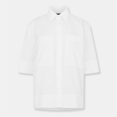 дамски,ризи,hugo,women's,emita,long,sleeve,blouse,white