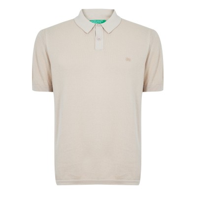 блуза,с,яка,united,colors,of,benetton,men's,united,colours,short,sleeve,polo,shirt,biege