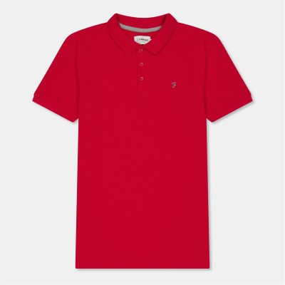 дрехи,за,училище,детски,блузи,с,яка,детски,3/4,панталони,farah,bugsworth,polo,jn99,red