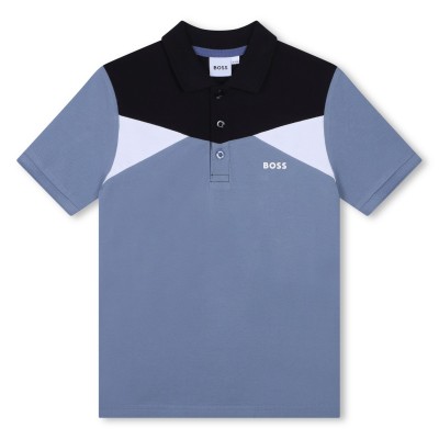 юношеска,блуза,с,яка,детски,облекла,boss,colourblock,polo,shirt,juniors,med,grey,049