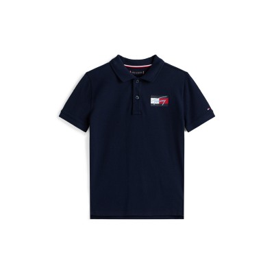 блуза,с,яка,tommy,hilfiger,kids,short,sleeve,polo,shirt,night,navy,c1g