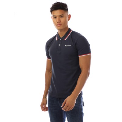 блуза,с,яка,мъжки,тениски,aquascutum,logo,polo,shirt,navy,white