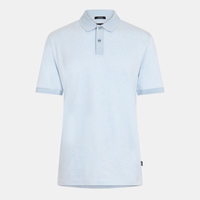 блуза,с,яка,мъжки,тениски,boss,men,s,h,parlay,micro,pattern,cotton,short,sleeve,polo,shirt,pastel,blue