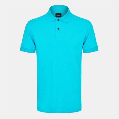 блуза,с,яка,облекла,на,разпродажба,мъжки,тениски,boss,men's,firenze,short,sleeve,polo,shirt,open,blue