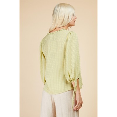 little,mistress,women,s,long,sleeve,blouse,green