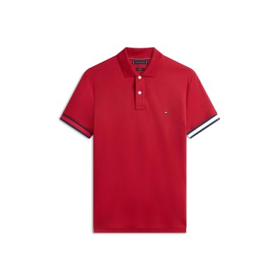 блуза,с,яка,мъжки,тениски,tommy,hilfiger,men,s,short,sleeve,polo,shirt,regatta,red