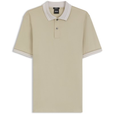 блуза,с,яка,облекла,на,разпродажба,мъжки,тениски,boss,men's,short,sleeve,polo,shirt,beige,286
