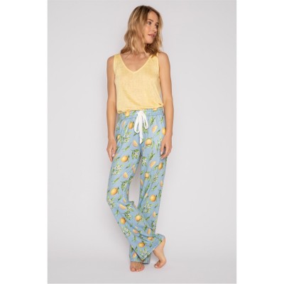 pj,salvage,salvage,orange,pant,hellblau