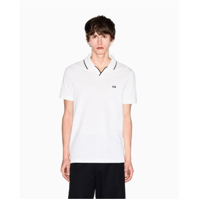 блуза,с,яка,мъжки,тениски,armani,exchange,polo,shirt,off,white