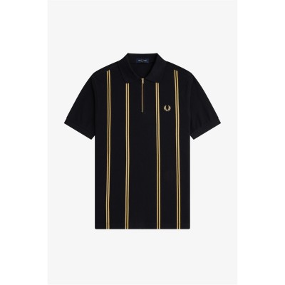 облекла,на,разпродажба,мъжки,тениски,fred,perry,fred,vert,strp,polo,sn62,blk,gld,90a