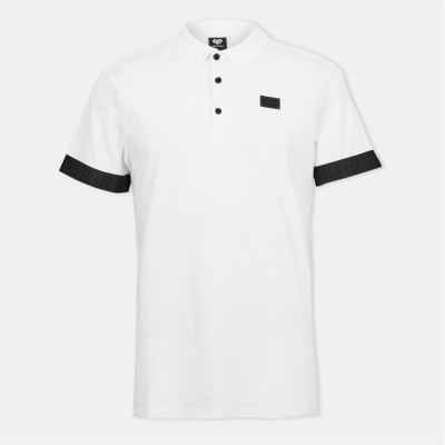 облекла,на,разпродажба,мъжки,блузи,с,яка,born,rich,prnt,cuff,polo,sn99,white