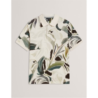 облекла,на,разпродажба,мъжки,тениски,ted,baker,ted,print,polo,sn99,ecru
