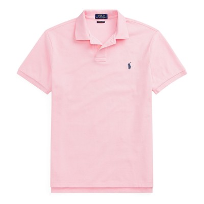 риза,с,къс,ръкав,мъжки,тениски,polo,ralph,lauren,men,s,custom,slim,short,sleeve,shirt,carmel,pink