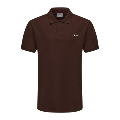 мъжка,блуза,с,яка,мъжки,блузи,с,яка,slazenger,plain,polo,shirt,mens,chocolate,brown