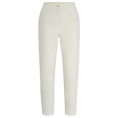 панталони,дамски,чорапогащи,и,клинове,boss,women's,tolinda,d,straight,leg,trousers,open,white