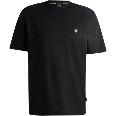 тениска,мъжки,тениски,boss,mens,boss,black,taut,minimalist,design,t,shirt,with,logo,detail,black,001