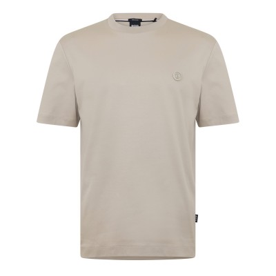 тениска,облекла,на,разпродажба,мъжки,тениски,boss,mens,boss,black,taut,minimalist,design,t,shirt,with,logo,detail,beige,286