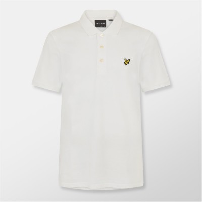 блуза,с,яка,мъжки,тениски,lyle,and,scott,basic,short,sleeve,polo,shirt,white,626