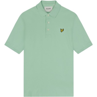 блуза,с,яка,облекла,на,разпродажба,мъжки,тениски,lyle,and,scott,basic,short,sleeve,polo,shirt,turq,shad,w907