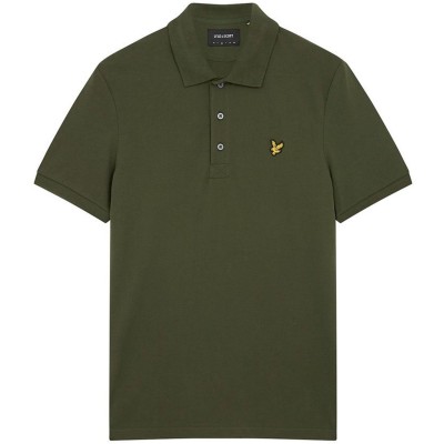 блуза,с,яка,мъжки,тениски,lyle,and,scott,basic,short,sleeve,polo,shirt,olive,w485