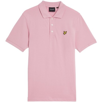 блуза,с,яка,облекла,на,разпродажба,мъжки,тениски,lyle,and,scott,basic,short,sleeve,polo,shirt,pink,light,x574