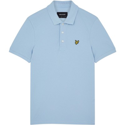 блуза,с,яка,мъжки,тениски,lyle,and,scott,basic,short,sleeve,polo,shirt,light,blue,w487