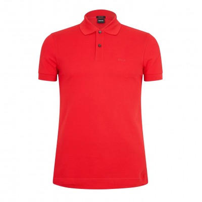 блуза,с,яка,облекла,на,разпродажба,мъжки,тениски,boss,men's,firenze,short,sleeve,polo,shirt,bright,red