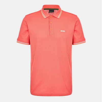 блуза,с,яка,облекла,на,разпродажба,мъжки,тениски,boss,men's,paddy,short,sleeve,polo,shirt,open,red