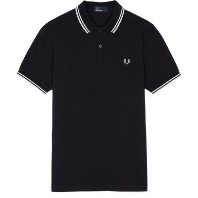 блуза,с,яка,мъжки,тениски,fred,perry,short,sleeve,twin,tipped,polo,shirt,navy